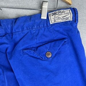 Polo Ralph Lauren Shorts Mens 38 Swimwear Hybrid Casual Blue Chino Board Shorts